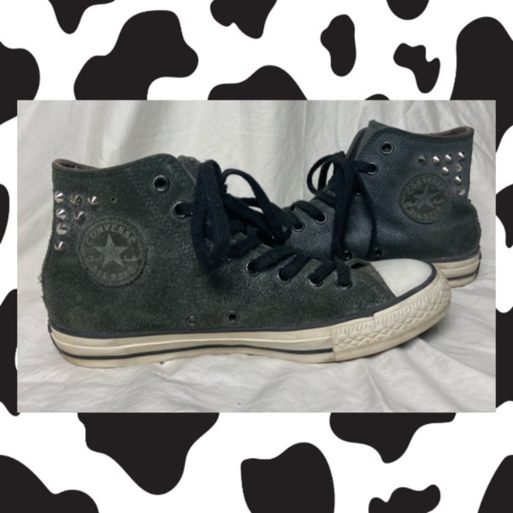 Gray Studded Convers All-Stars